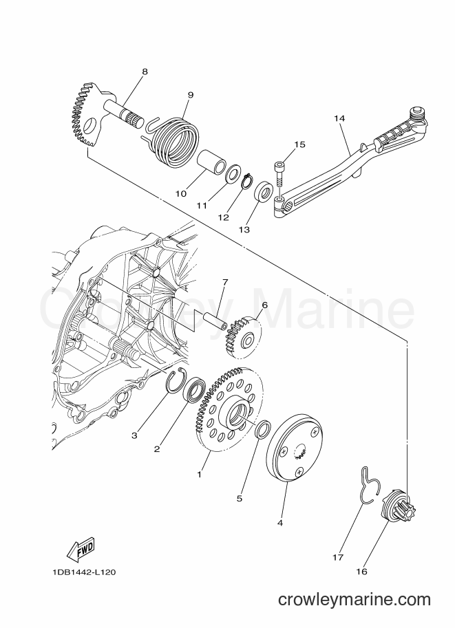 Yamaha Motors AT125FC (1DB1) [010] - STARTER