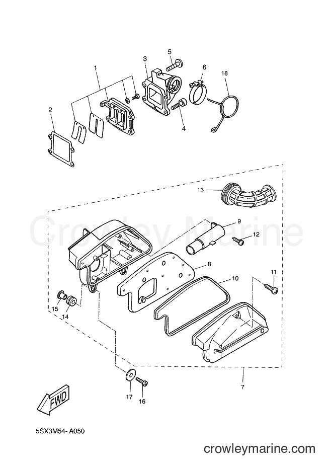 2002 Scooter EW50 - EW50 (5LH5) [010] - INTAKE