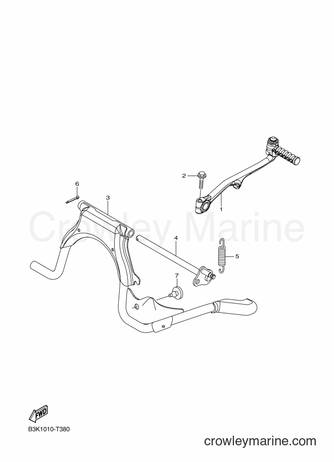 2018 Scooter CEH50D - CEH50D (B3K2) [010] - STAND & KICK CRANK