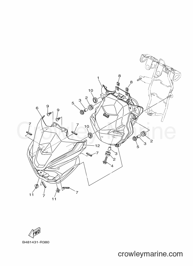 2016 Street Bike TFX150 - TFX150 (B481) [010] - HEADLIGHT