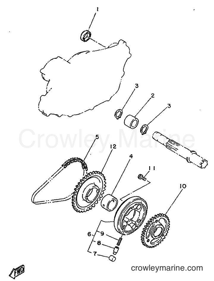1996 Street Bike SR250 - SR250 (21L2) [99B] - STARTER CLUTCH