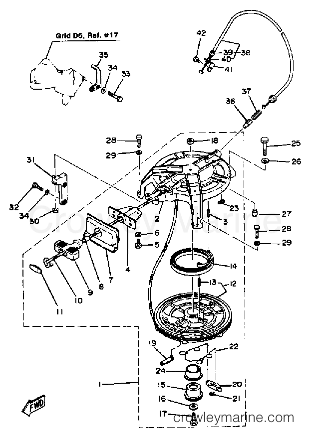 Yamaha Motors 30ELN - MANUAL STARTER