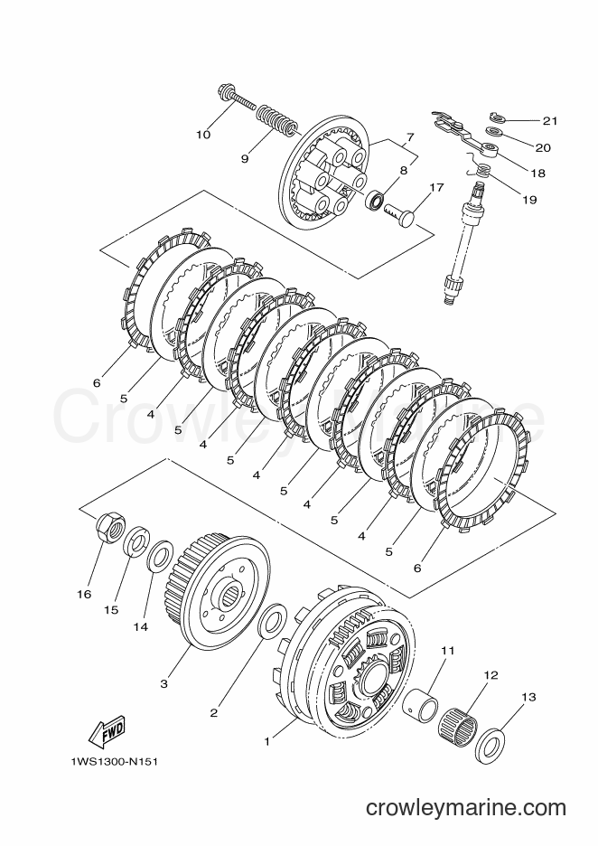2015 Street Bike FZ07FC - FZ07FC (2RC2) [010] - CLUTCH