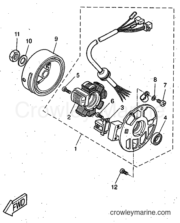 1997 Scooter YQ50 - YQ50 (5CL1) [999] - GENERATOR