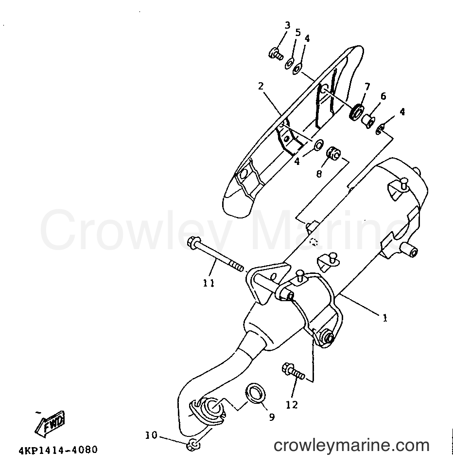 1995 Scooter XC125T - XC125T (4LA2) [99A] - EXHAUST