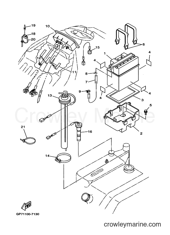 Yamaha Motors GP760W (GP76) [010] - ELECTRICAL 2