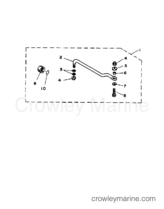 Yamaha Motors 70TLRQ - STEERING GUIDE ATTACHMENT 1