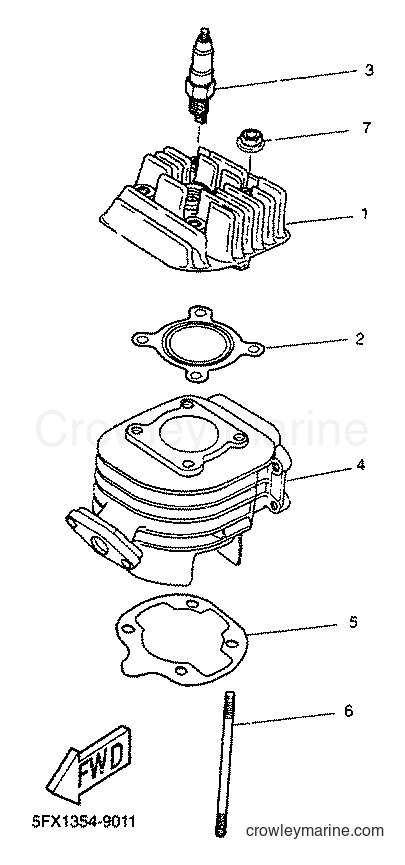 2001 Scooter EW50 - EW50 (5LH3) [030] - CYLINDER