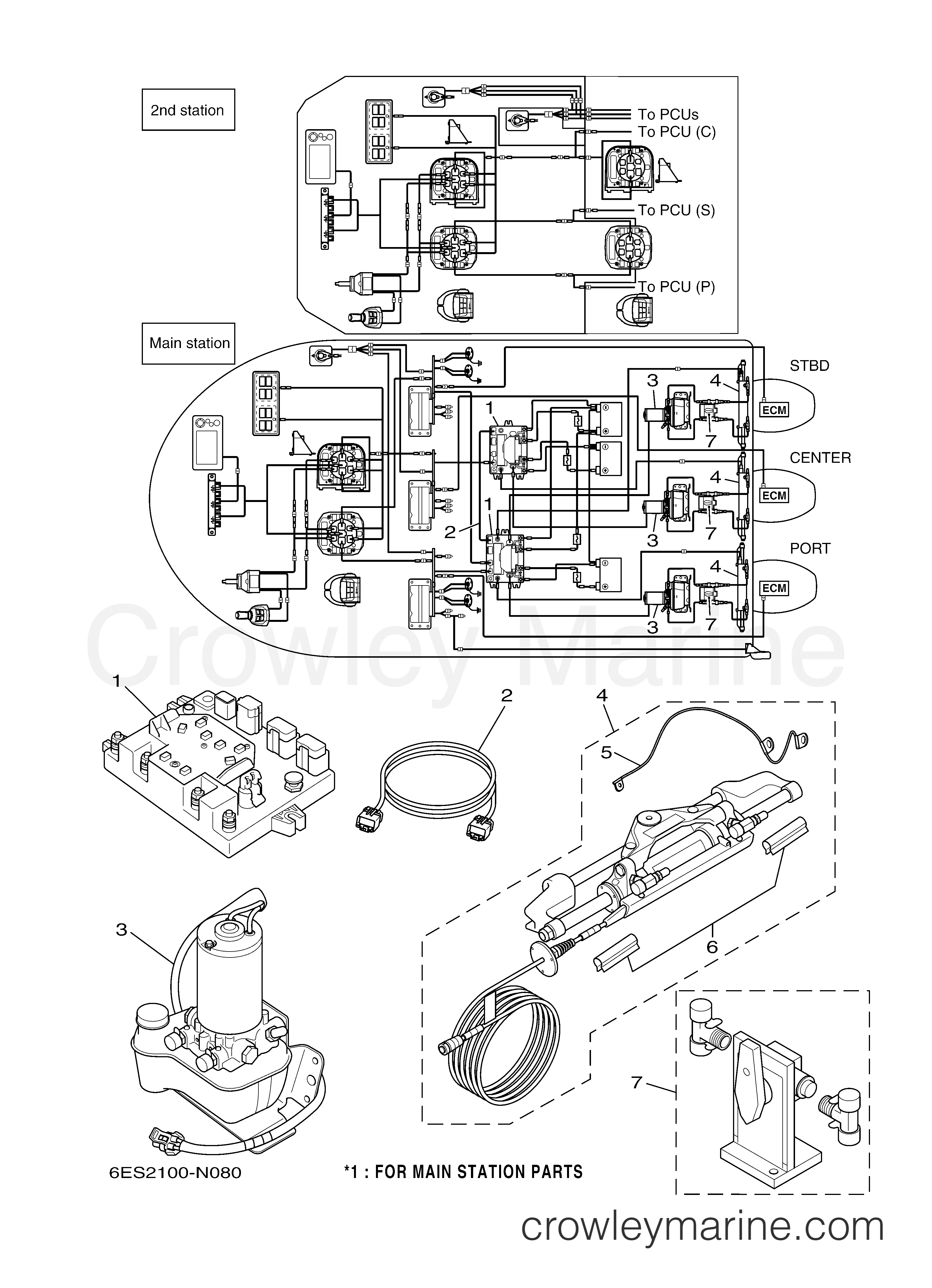 Yamaha Motors Helm Master 2014 - STEERING KIT (TRIPLE)