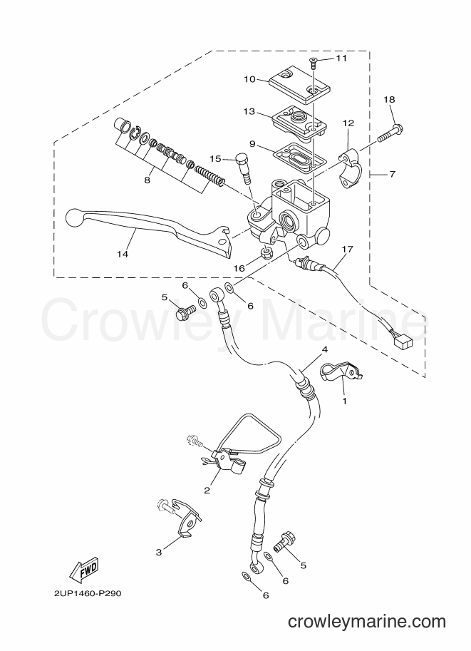 2017 Street Bike FZN150 - FZN150 (2UP3) [010] - FRONT MASTER CYLINDER