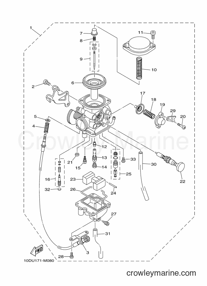 2013 Dirt Bike TW200E - TW200E (10DU) [010] - CARBURETOR