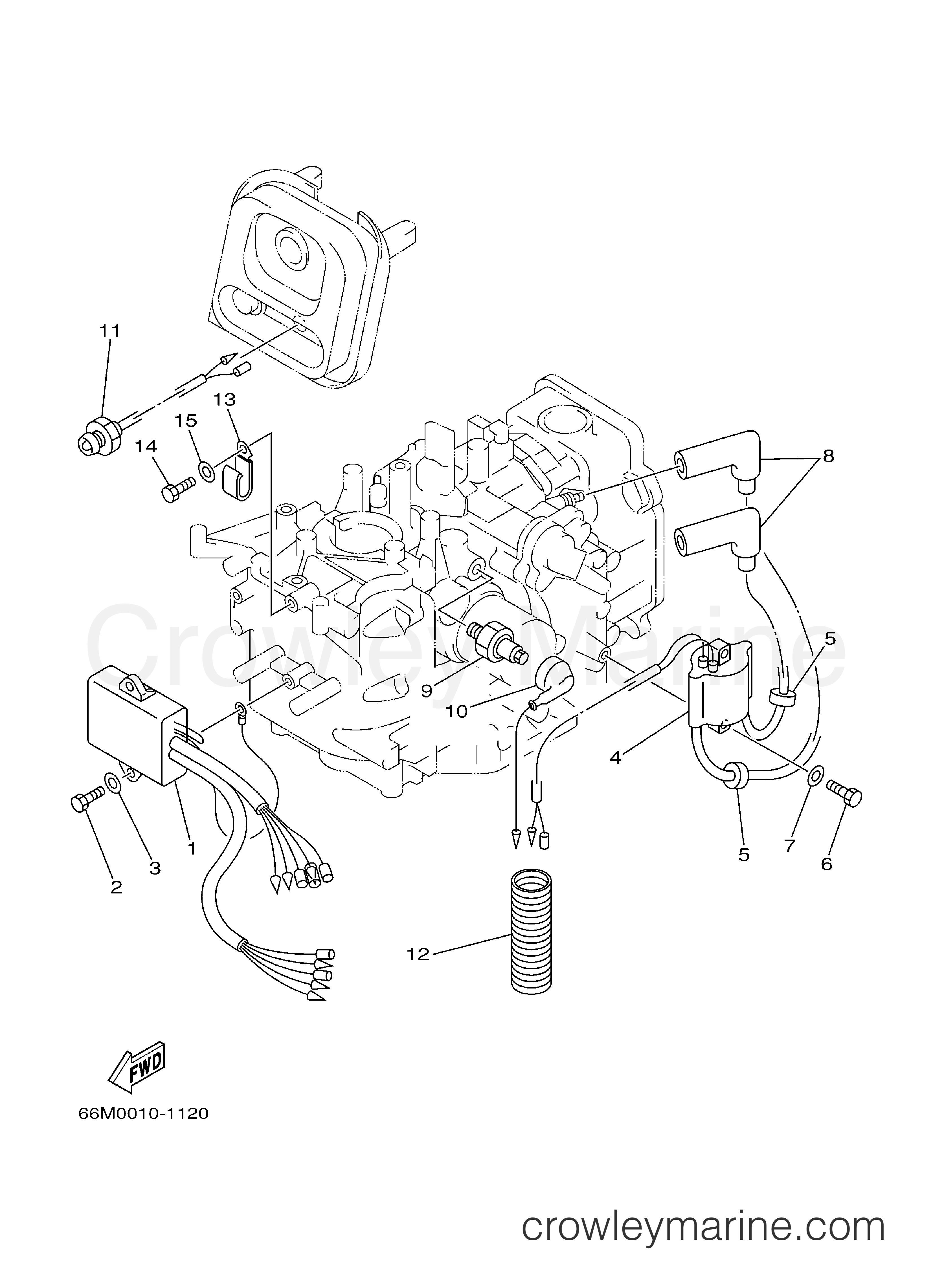 Yamaha Motors F15MSHD - ELECTRICAL 1