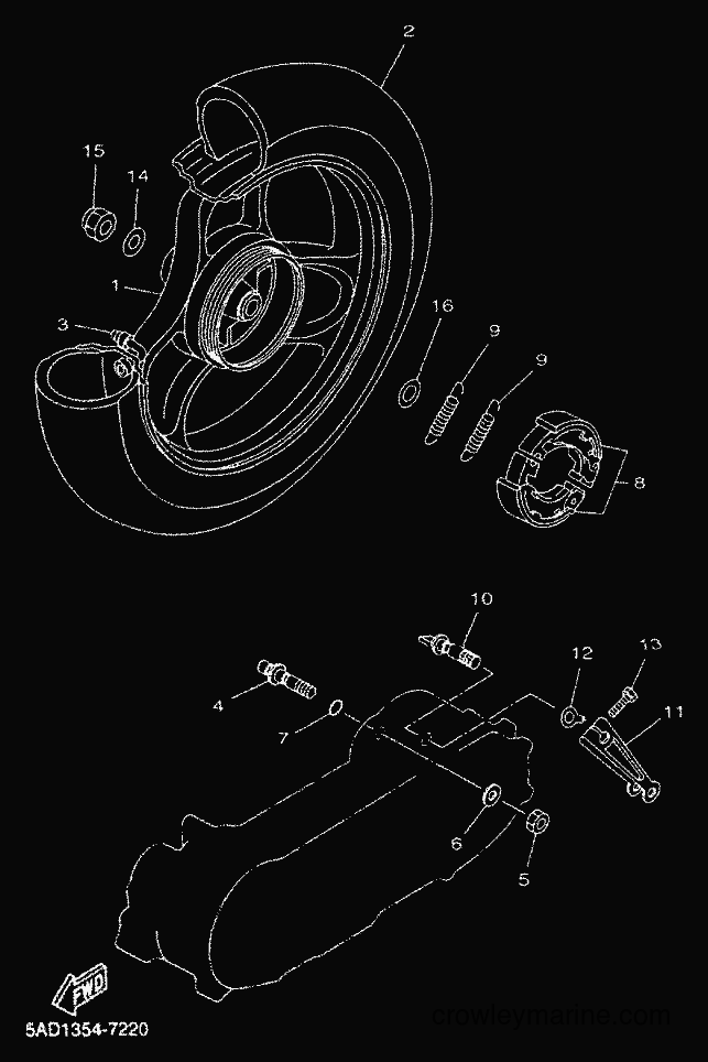 Yamaha Motors YN50 (5BV5) [010] - REAR WHEEL