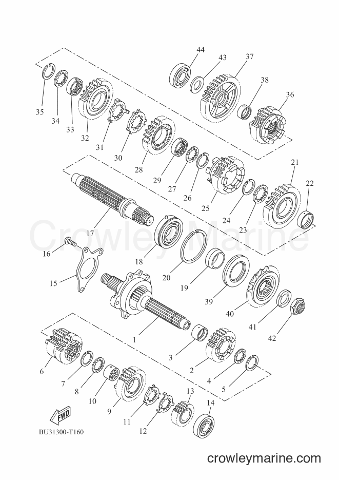 Yamaha Motors MTT690-A (B0K1) [020] - TRANSMISSION