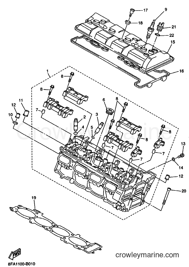 Yamaha Motors RX10 (8FA2) [010] - CYLINDER