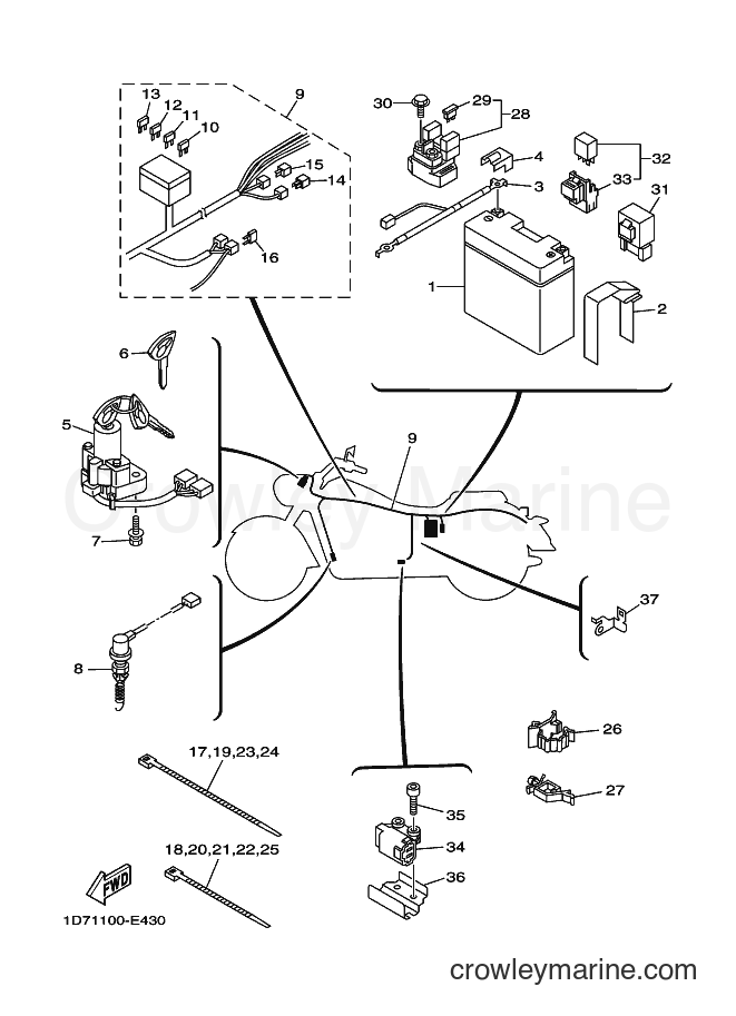Yamaha Motors XV1900A (4D56) [010] - ELECTRICAL 2