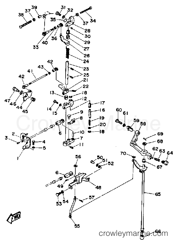 Yamaha Motors C55ELRP - CONTROL ENGINE