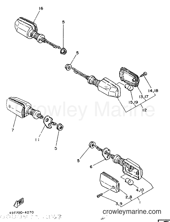 1986 Dirt Bike IT200S - IT200S (1VH) [999] - FLASHER LIGHT