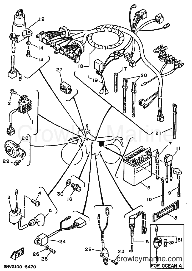 1995 Dirt Bike XT350 - XT350 (3NVJ) [010] - ELECTRICAL 1