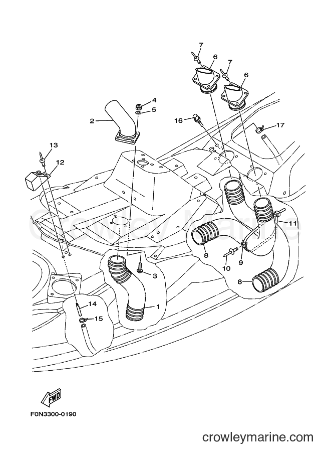 Yamaha Motors JET FOR WB800 (67U1) [020] - VENTILATION