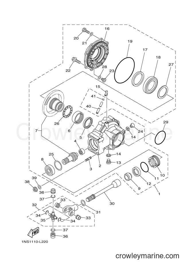 2017 ATV YFM350A - YFM350A (B149) [010] - DRIVE SHAFT