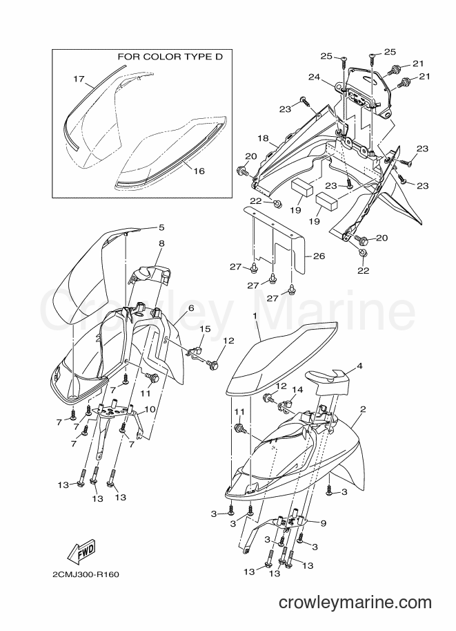 Yamaha Motors MW125 (2CMJ) [050] - FENDER