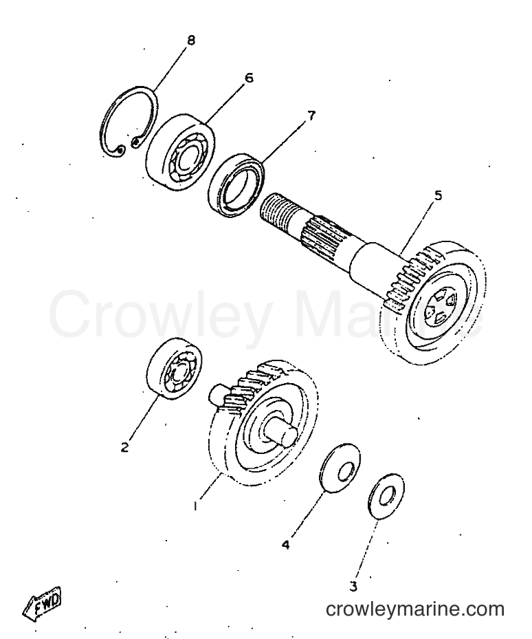 1998 Scooter YN50 - YN50 (5AD5) [010] - TRANSMISSION