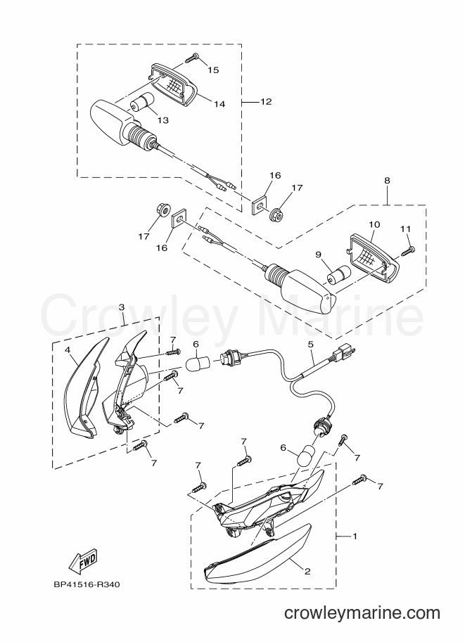 Yamaha Motors T115C-5 (BP41) [010] - FLASHER LIGHT