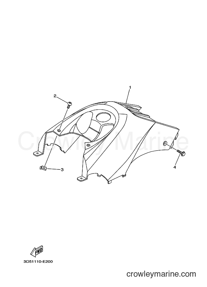 2007 ATV YFM350AS - YFM350AS (3D55) [010] - SIDE COVER