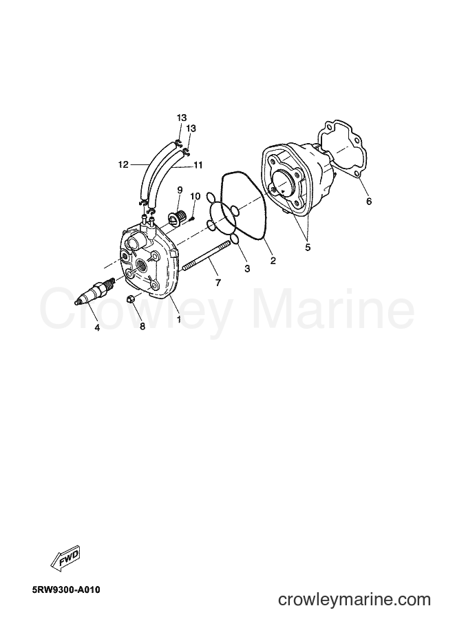 Yamaha Motors CS50Z (3D4B) [070] - CYLINDER