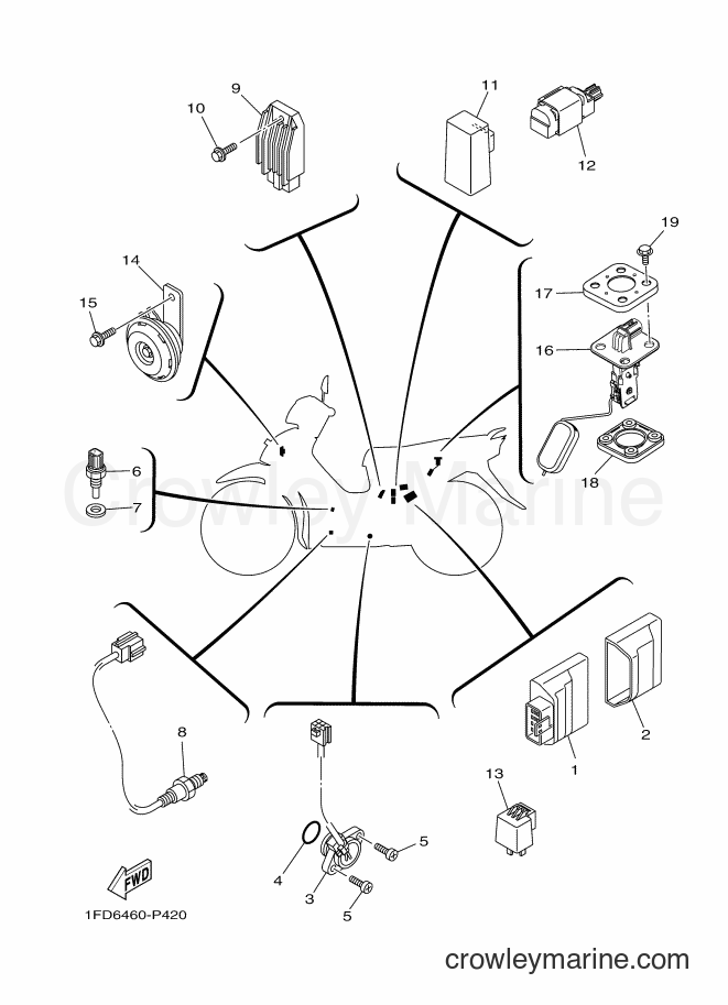 Yamaha Motors T115FLSEC (1FDB) [010] - ELECTRICAL 2