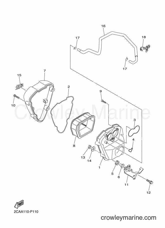 2015 Cruiser XVS1300CT-B - XVS1300CT-B (2CAC) [020] - INTAKE 2