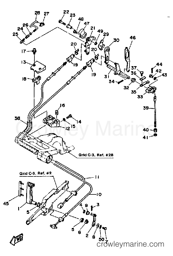 Yamaha Motors FT9.9ELH - CONTROL ENGINE