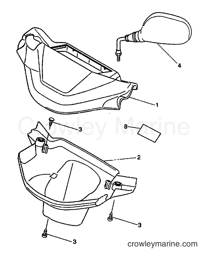 1999 Scooter CW50 - CW50 (4VVP) [010] - COWLING 1