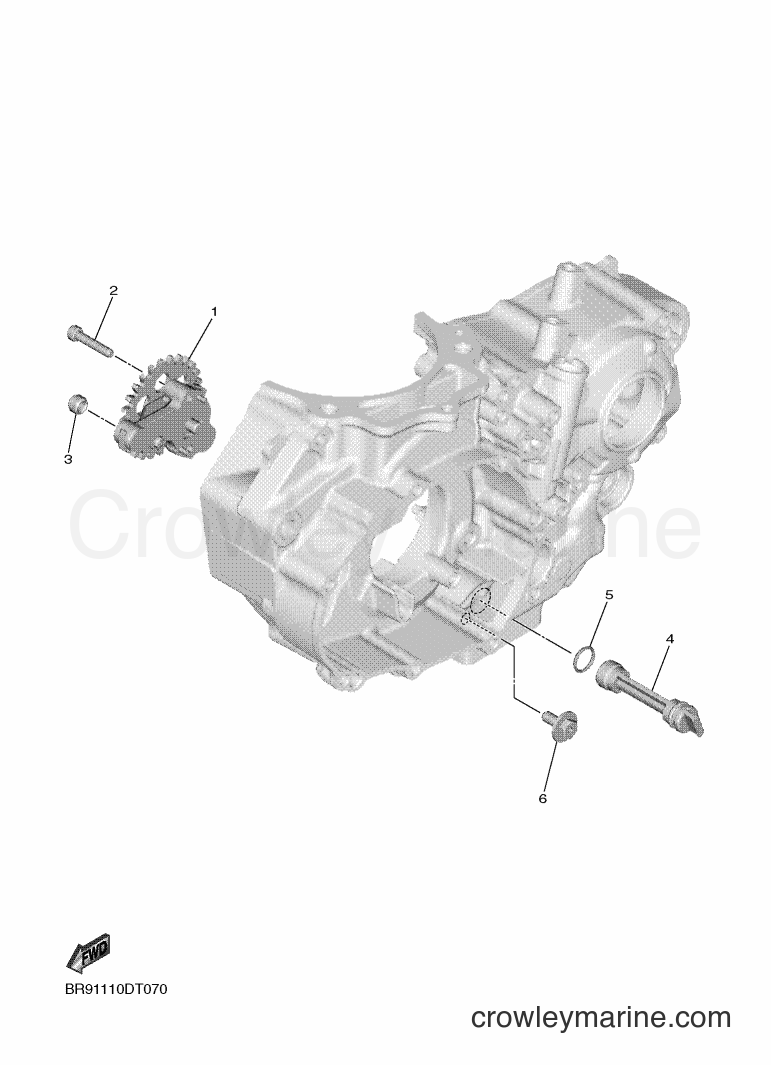 Yamaha Motors YZ450F (BR93) [010] - OIL PUMP