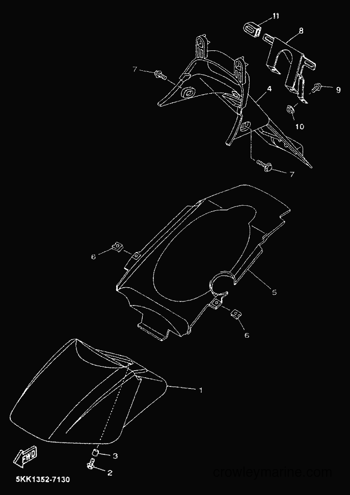 1999 Scooter YN100 - YN100 (5KK1) [99A] - FENDER