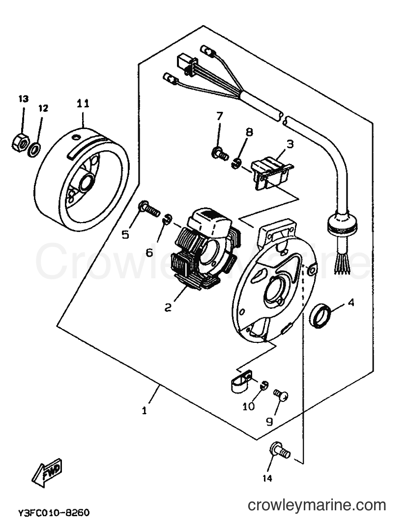1994 Scooter CW50 - CW50 (3WV4) [999] - GENERATRICE
