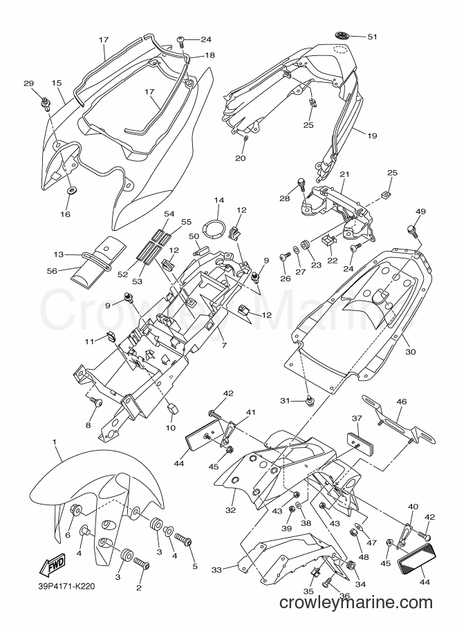2011 Street Bike FZ8-N - FZ8-N (39P4) [010] - FENDER