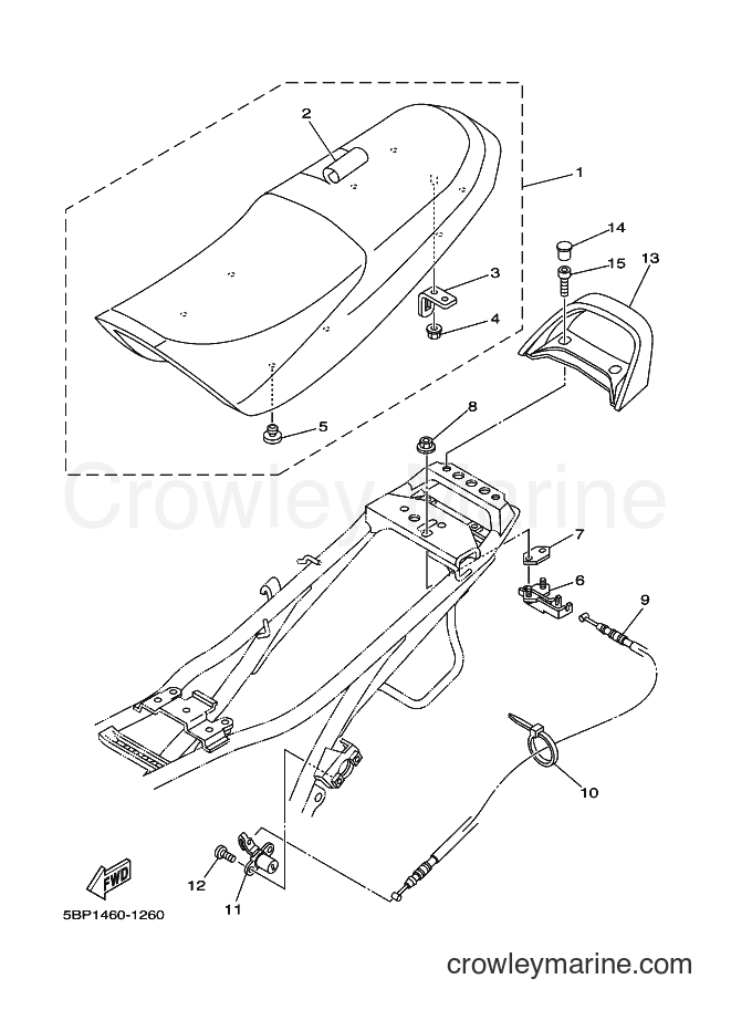 Yamaha Motors SX-4 (5BP1) [010] - SEAT