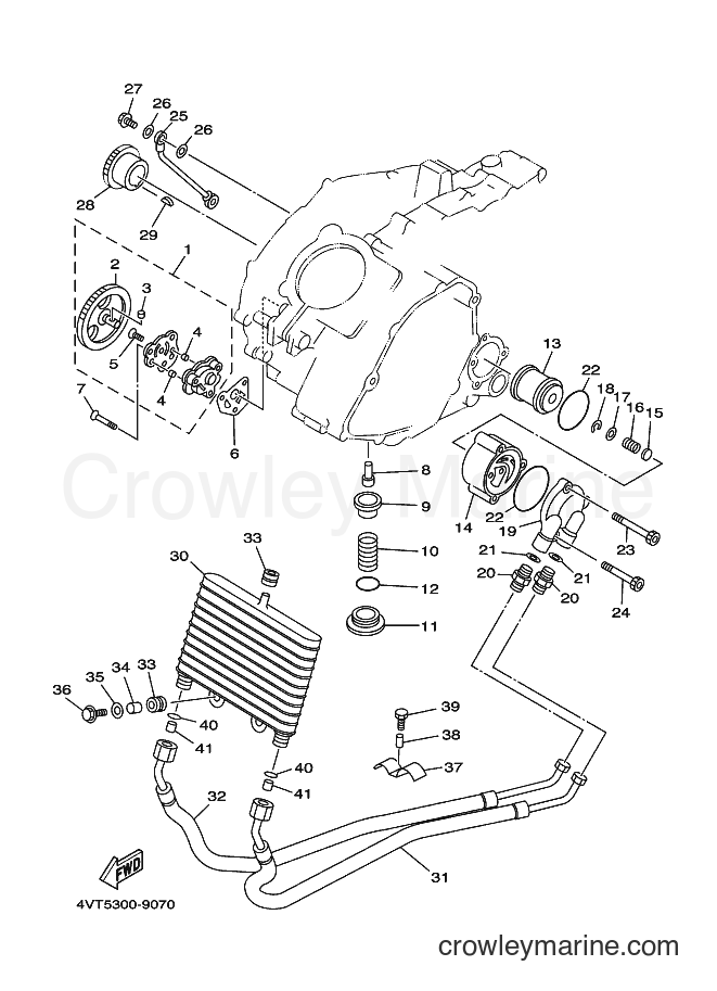 1999 ATV YFM350U - YFM350U (4VT5) [020] - OIL PUMP