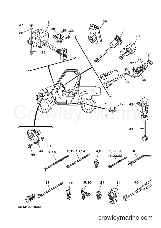 Yamaha Motors YXR700F (5B4R) [010] - ELECTRICAL 2