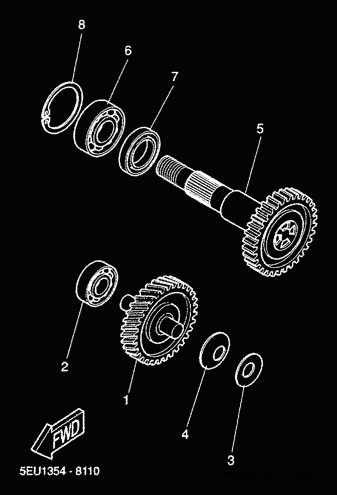2000 Scooter YH50 - YH50 (5LD5) [020] - TRANSMISSION