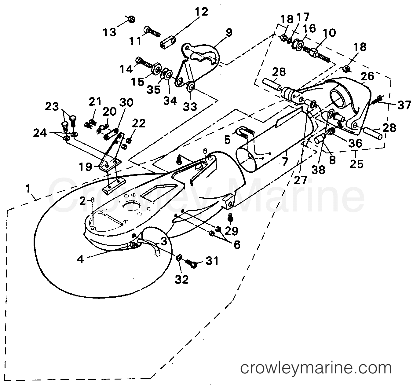 Yamaha Motors 50EJRT-PUMP - MAIN HOUSING
