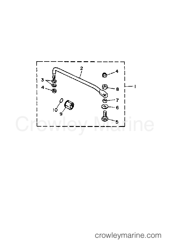 Yamaha Motors C30ELRQ - STEERING GUIDE ATTACHMENT