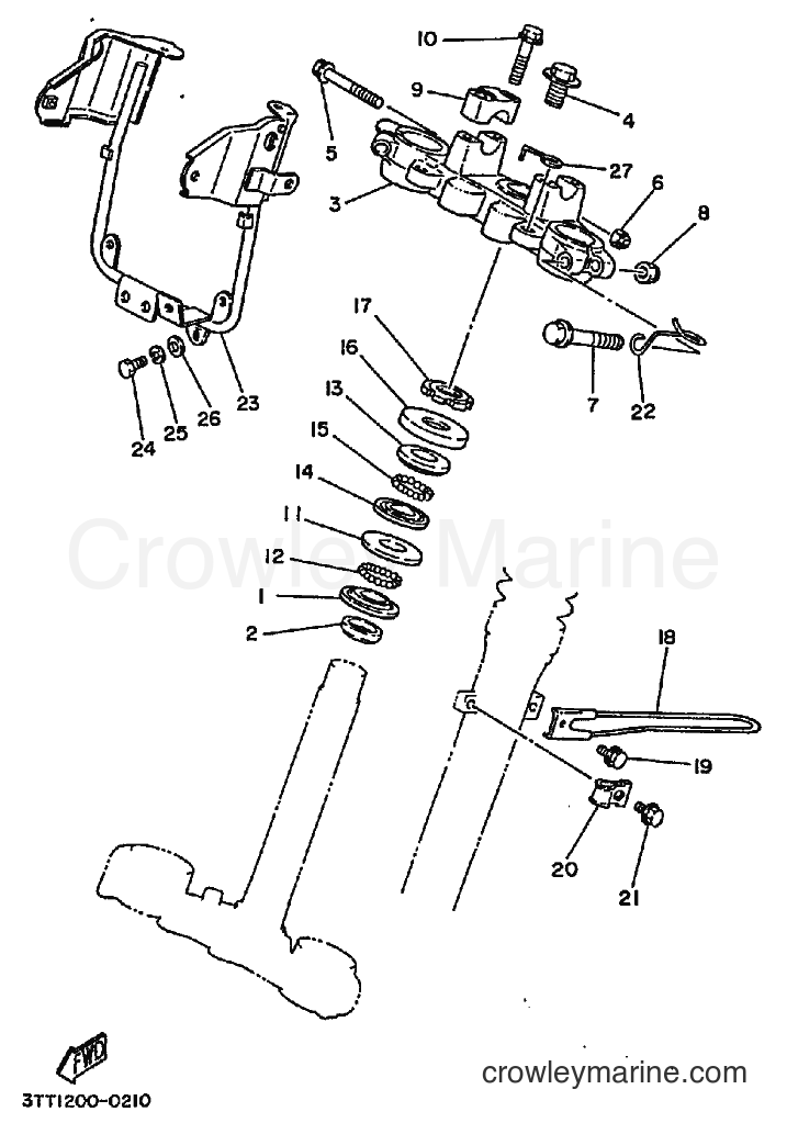1992 Dirt Bike DT175 - DT175 (3FJ5) [010] - STEERING
