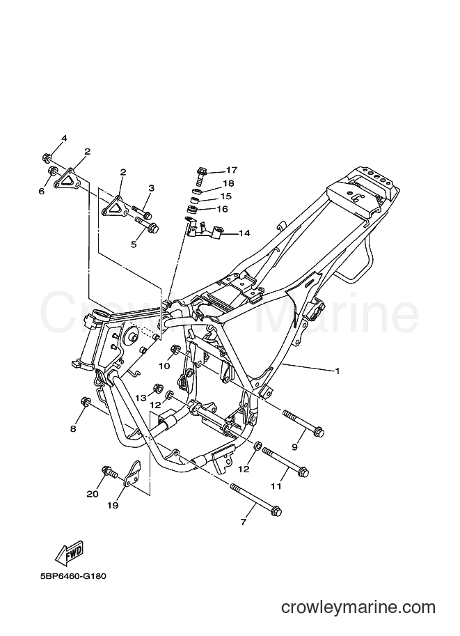 2009 Street Bike SX-4 - SX-4 (5BP9) [010] - FRAME