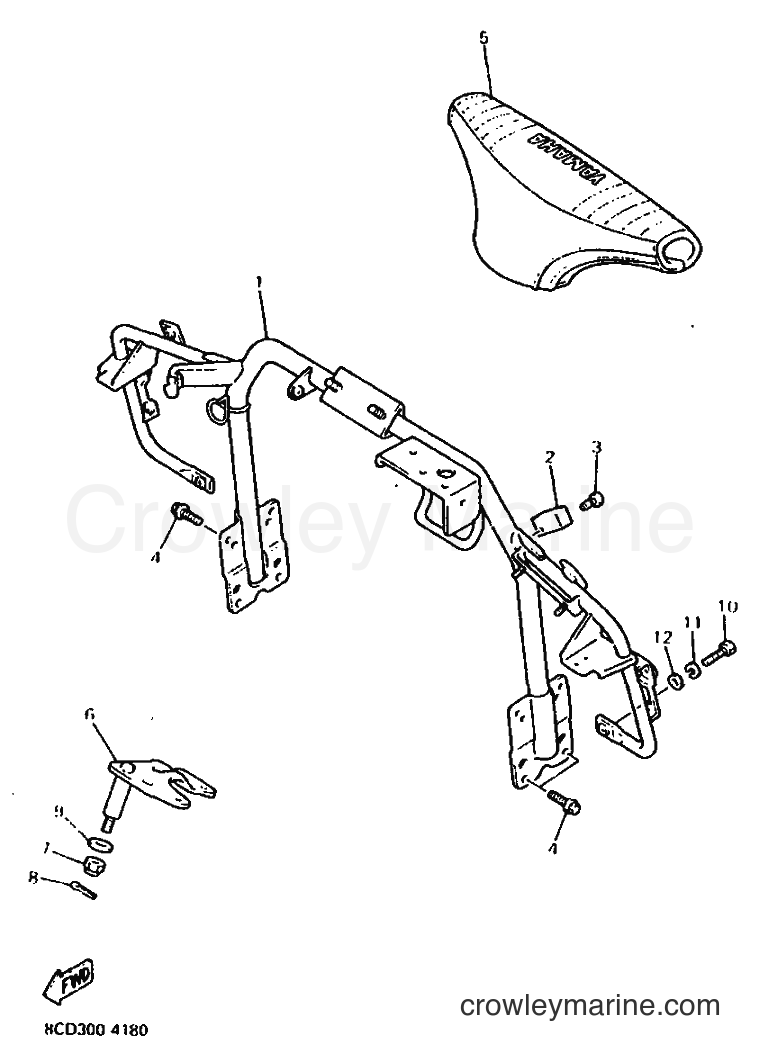 Yamaha Motors VX500 (8AS1) [010] - STEERING GATE
