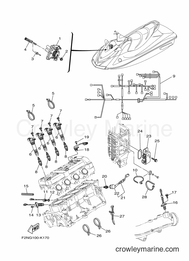 Yamaha Motors VX1100C (F2NG) [010] - ELECTRICAL 2