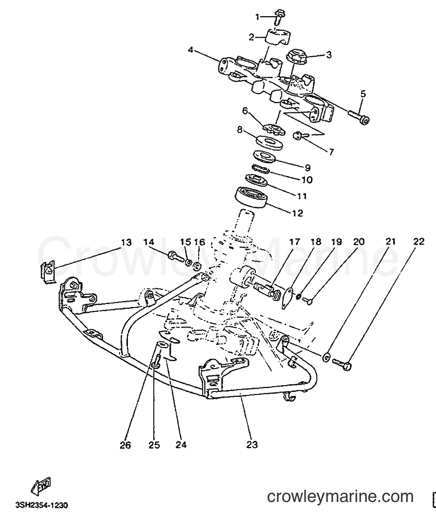 1992 Dirt Bike TDR125 - TDR125 (3XE2) [999] - STEERING