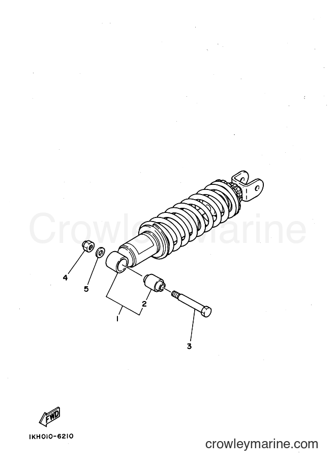 2000 Dirt Bike XT225 - XT225 (4BEU) [010] - REAR SUSPENSION